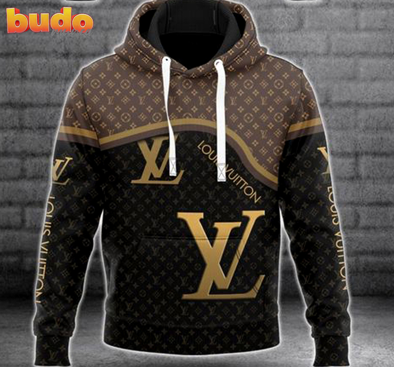 Louis vuitton black brown fashion luxury brand hoodie for men women