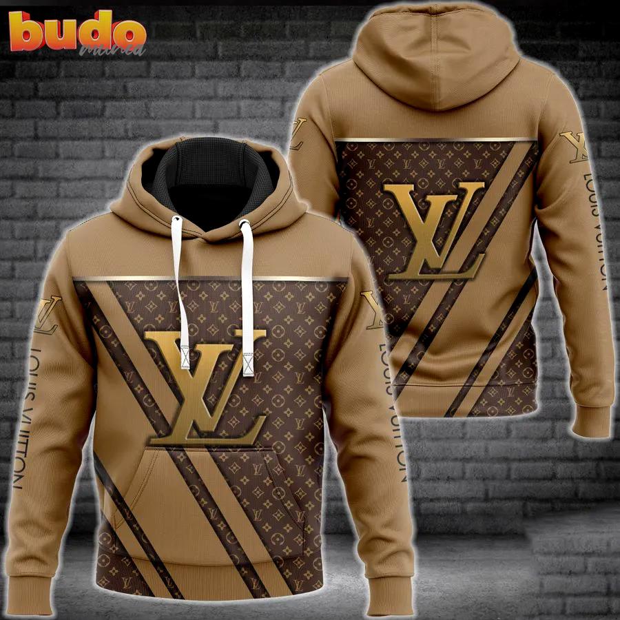 Louis vuitton brown hoodie lv luxury clothing clothes outfit for men