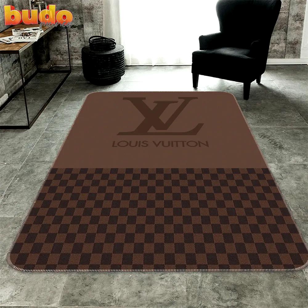 
                louis vuitton brown luxury fashion luxury brand rug carpet home decor
            