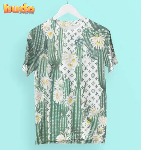 Louis vuitton cactus luxury brand t-shirt for men women