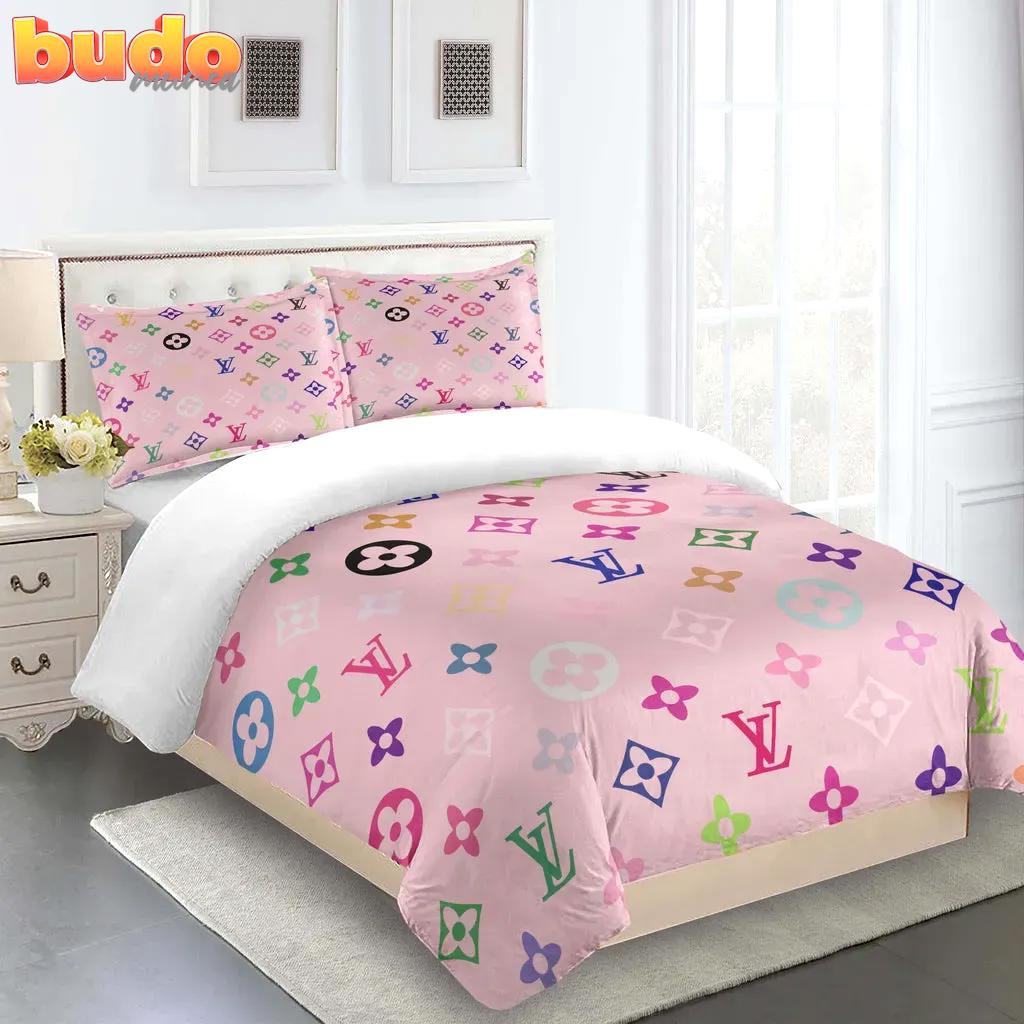 Louis vuitton fashion logo limited luxury brand bedding set home decor 10