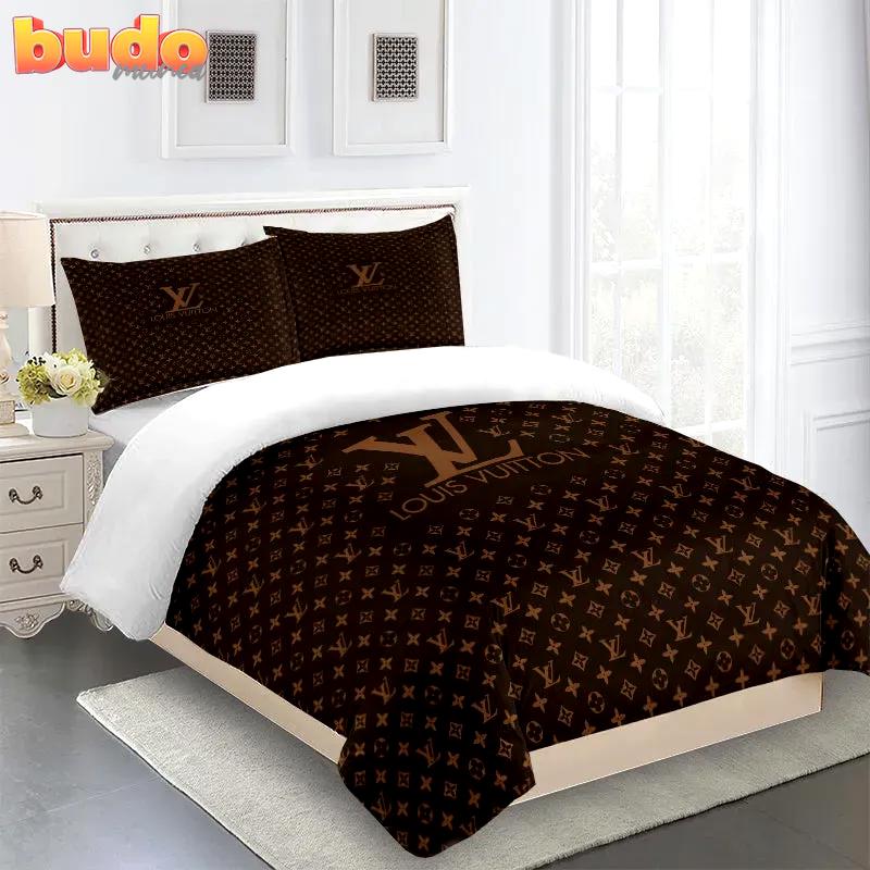 Louis vuitton fashion logo limited luxury brand bedding set home decor 11
