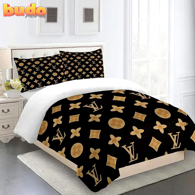Louis vuitton fashion logo limited luxury brand bedding set home decor 15