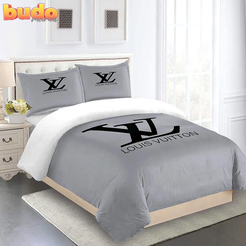 Louis vuitton fashion logo limited luxury brand bedding set home decor 20
