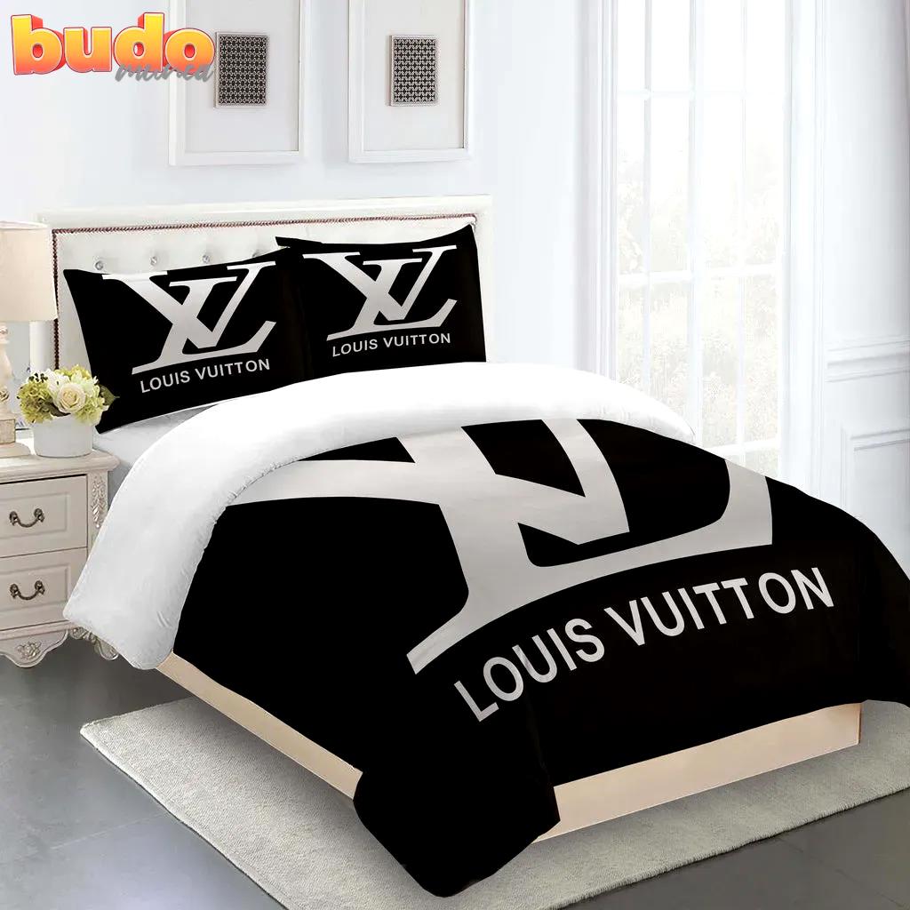 Louis vuitton fashion logo limited luxury brand bedding set home decor 23