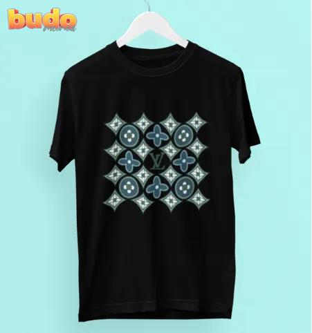 Louis vuitton logo black premium luxury brand t-shirt for men women