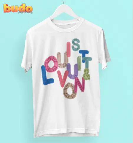 Louis vuitton logo luxury brand t-shirt for men women