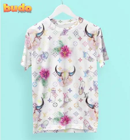 Louis vuitton native pattern luxury brand t-shirt for men women