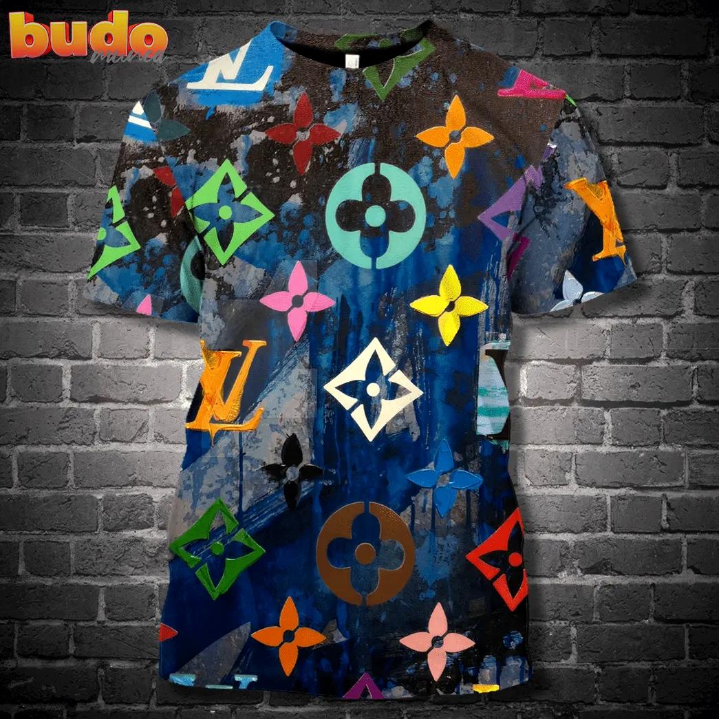 Louis vuitton paintful luxury brand premium unisex t-shirt outfit for men women