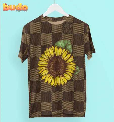 Louis vuitton sunflower premium luxury brand t-shirt for men women