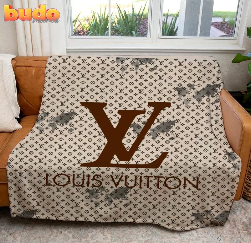 Louis vuitton wheat luxury brand premium blanket fleece home decor