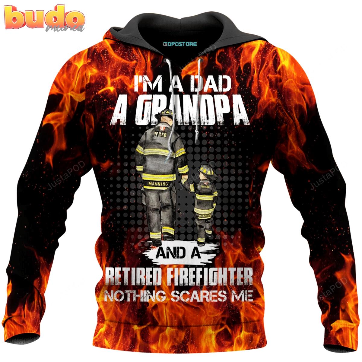 Love firefighter 3d all over printed hoodie, zip- up hoodie