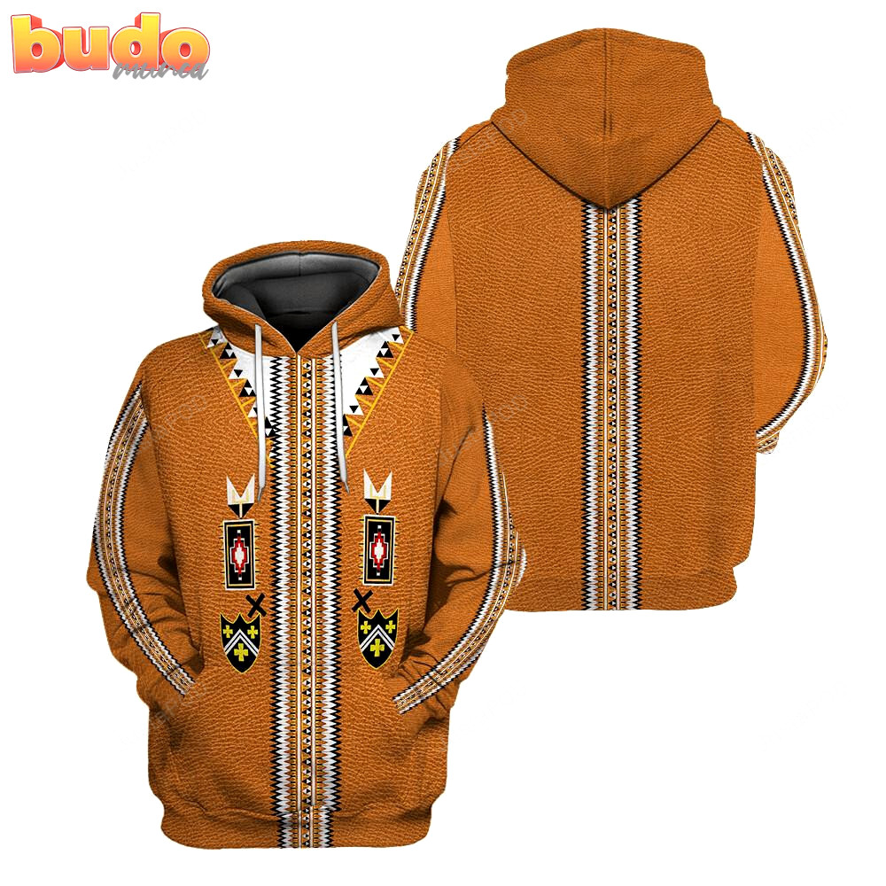 Native american 3d all print hoodie, zip- up hoodie