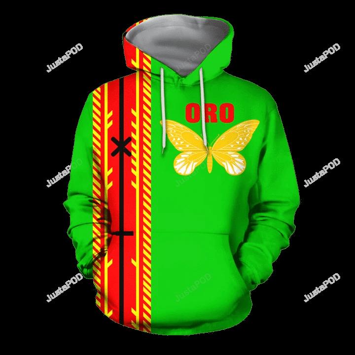 New guinea green 3d all over printed hoodie, zip- up hoodie