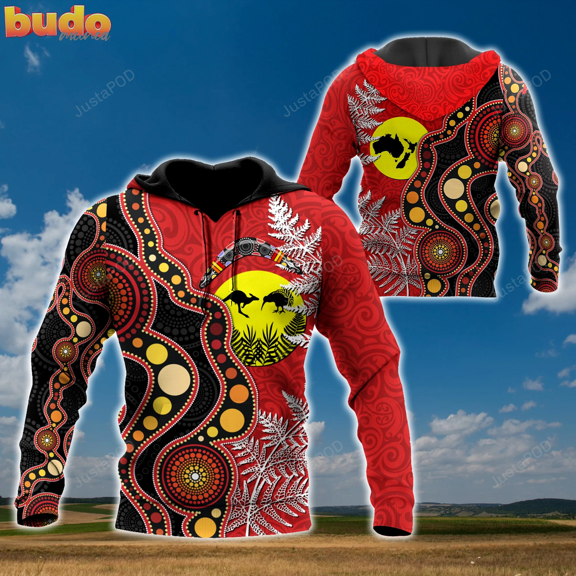 New zealand maori 3d all print hoodie, zip- up hoodie