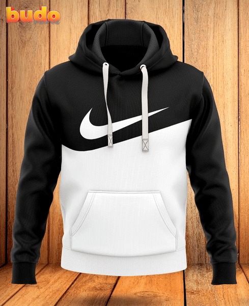Nike black white luxury brand premium unisex hoodie for men women