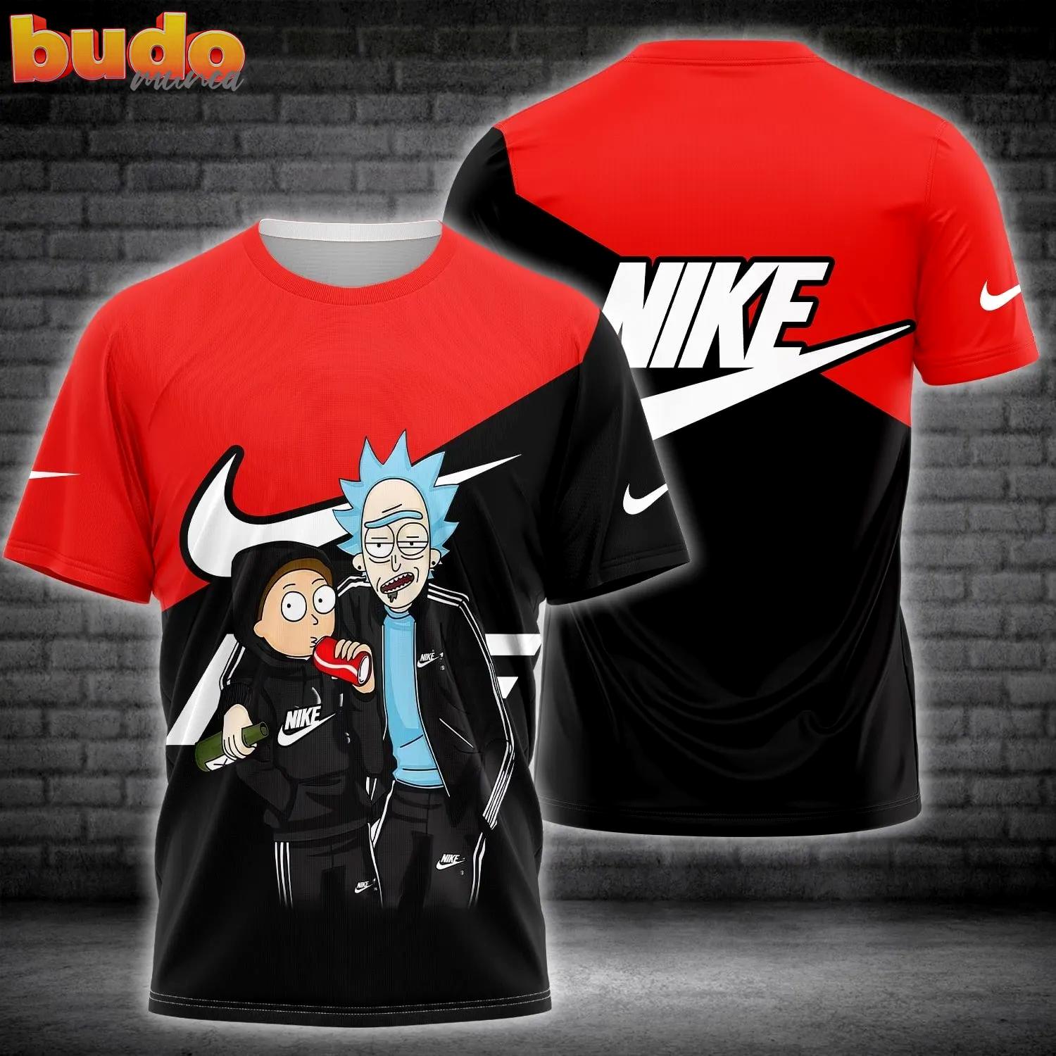 Nike rick and morty premium luxury brand t-shirt outfit for men women