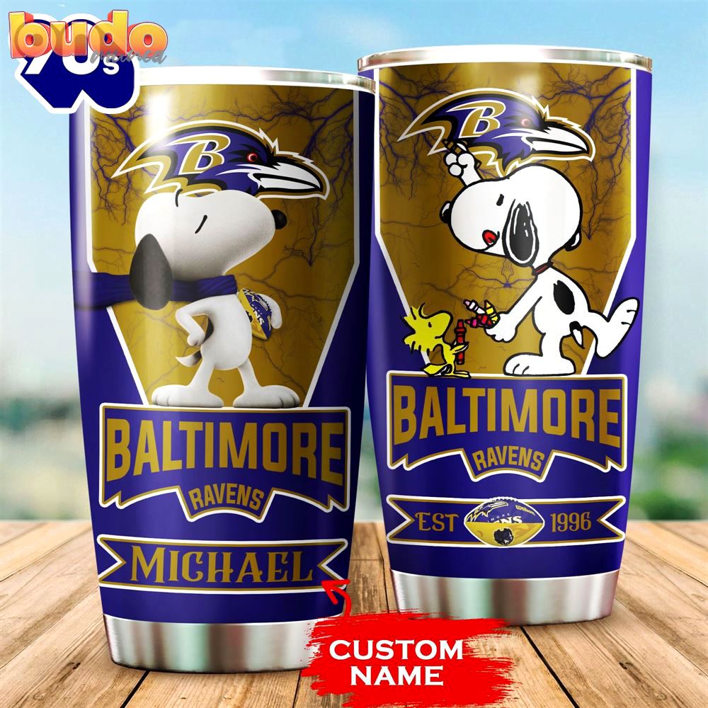 Personalized baltimore ravens snoopy all…