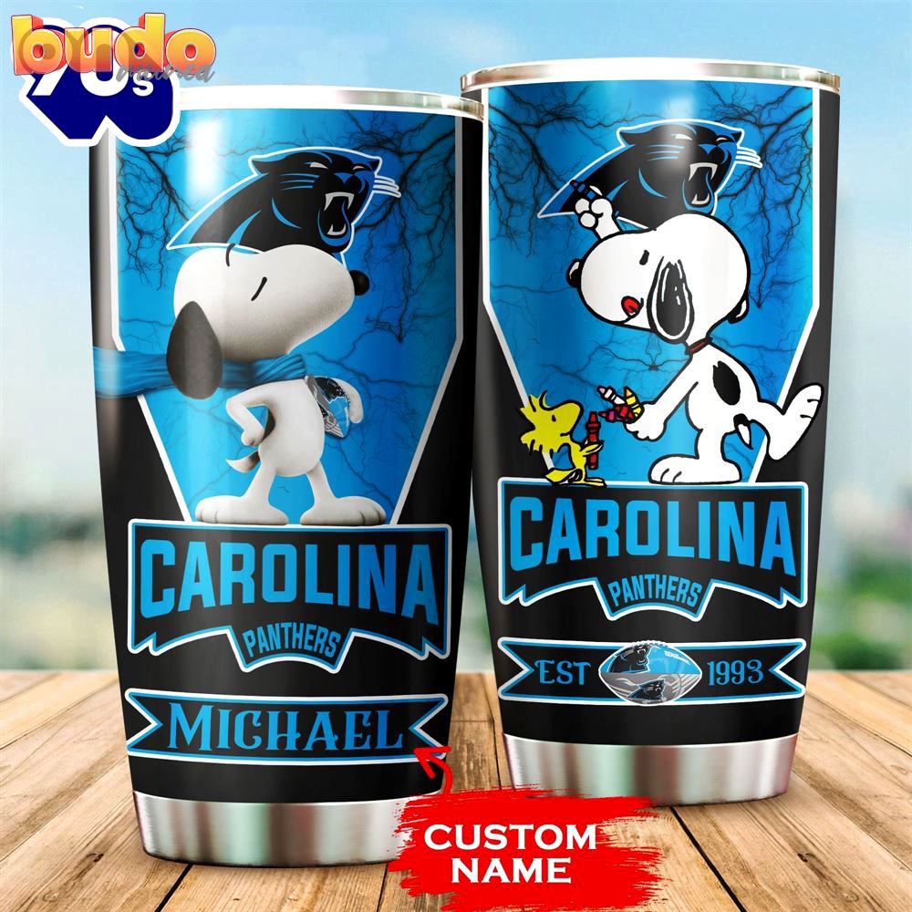 Personalized carolina panthers snoopy all…