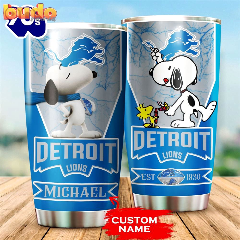 Personalized detroit lions snoopy all…