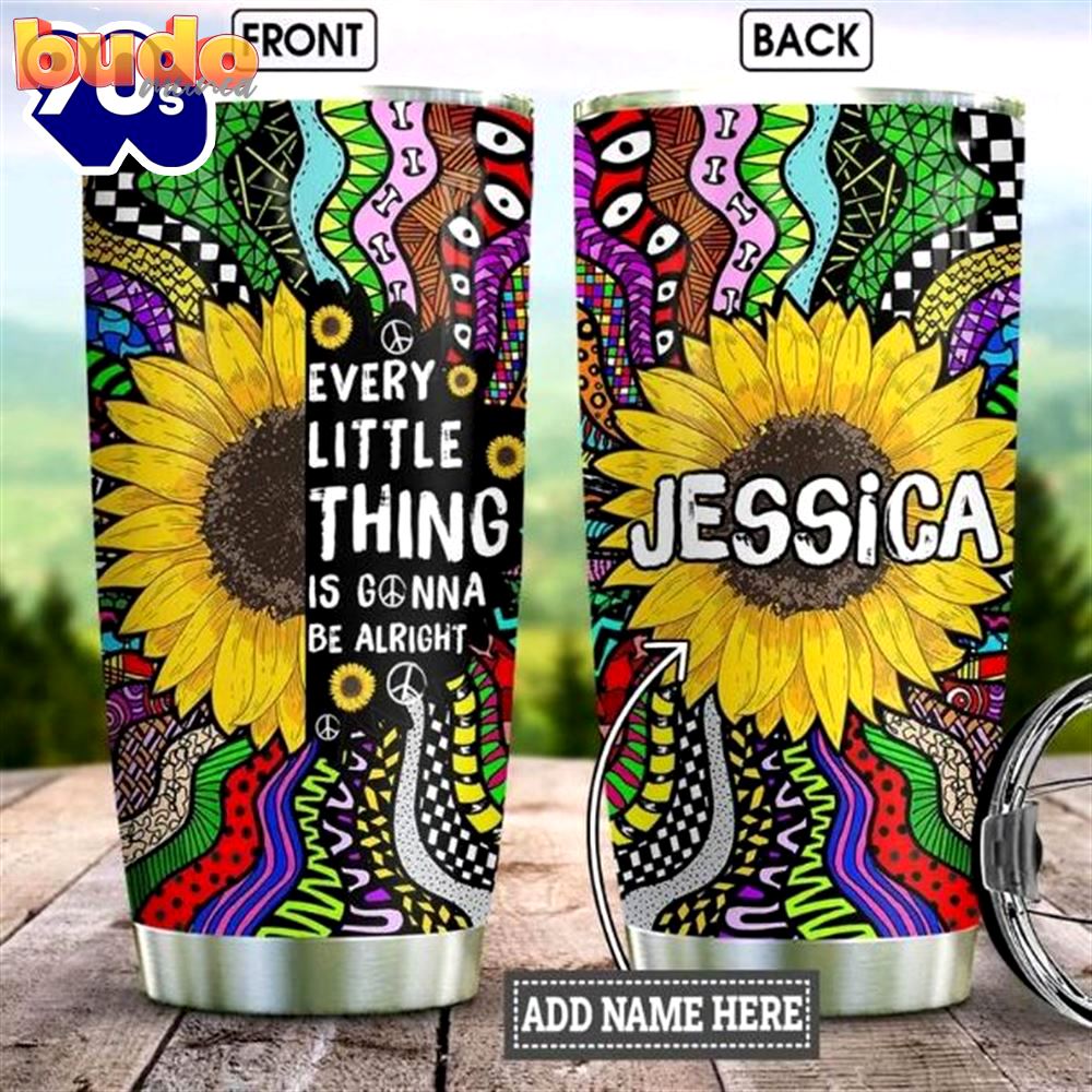 Personalized hippie sunflower every little…