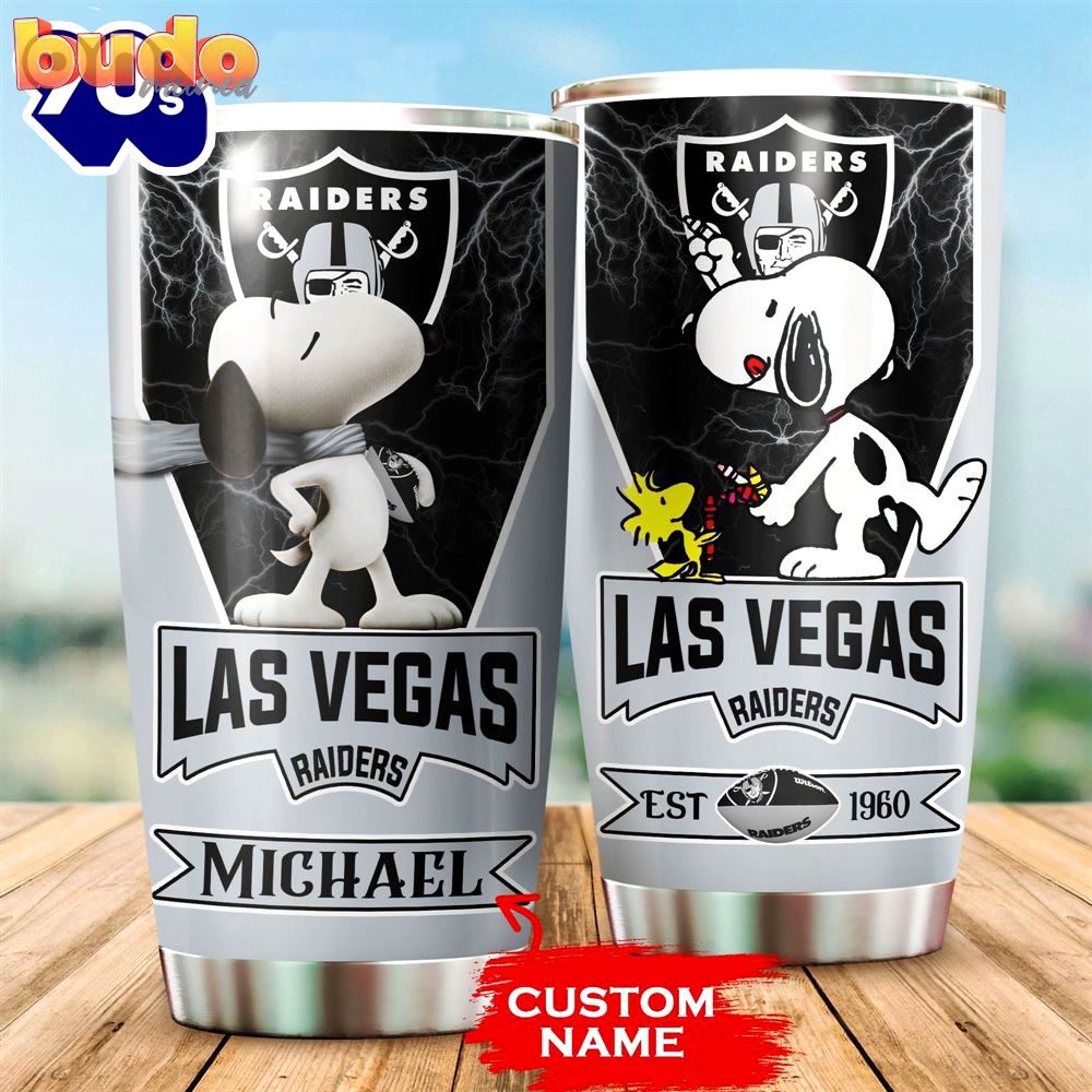 Personalized las vegas raiders snoopy…