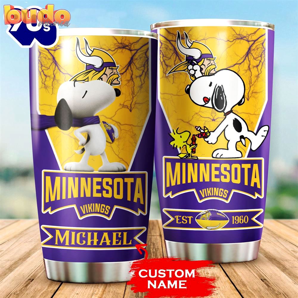 Personalized minnesota vikings snoopy all…