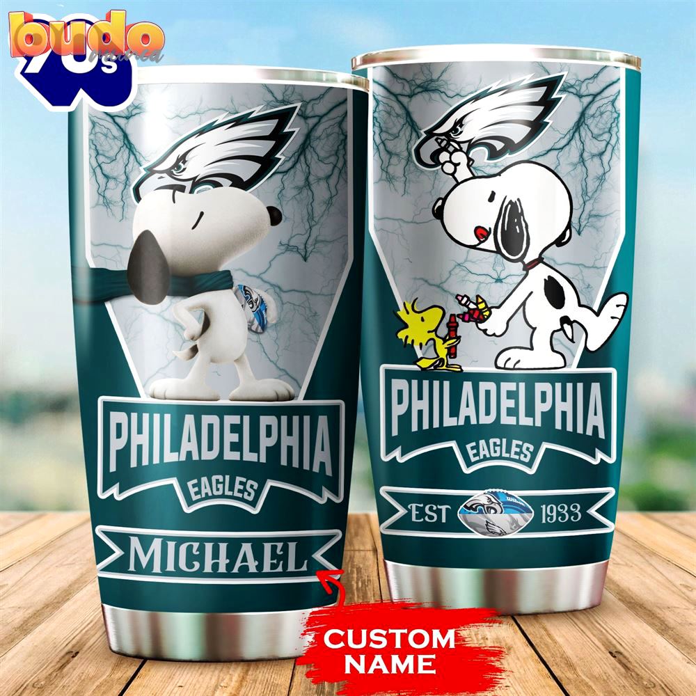 Personalized philadelphia eagles snoopy all…