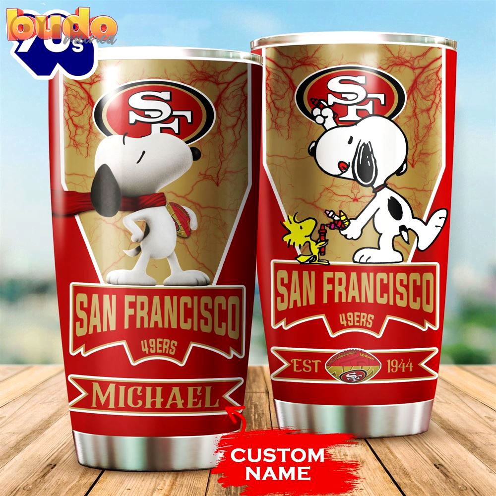 Personalized san francisco 49ers snoopy…