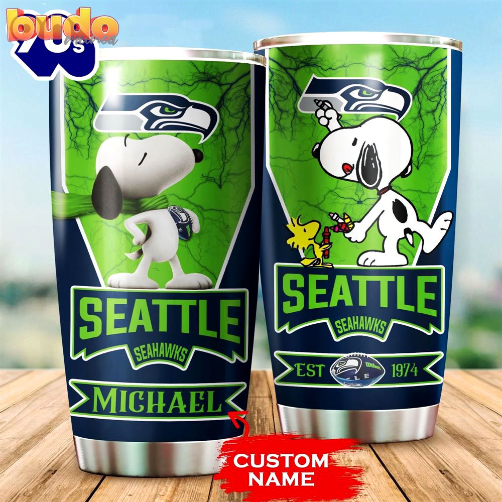 Personalized seattle seahawks snoopy all…