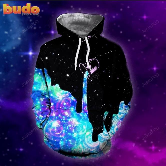 Rainbow 3d all over printed hoodie, zip- up hoodie