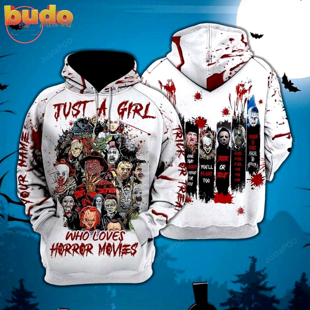 Scary friends halloween 3d all over printed hoodie, zip- up hoodie