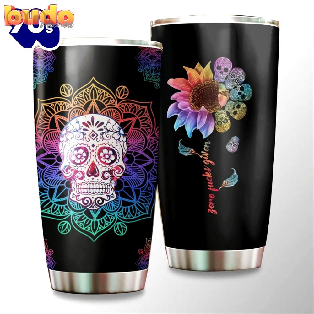 Sugar skull zero given flower…