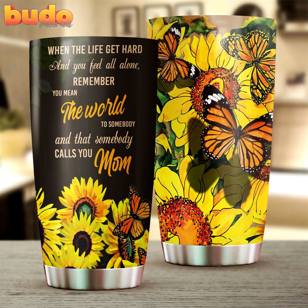 Sunflower stainless steel tumbler to…