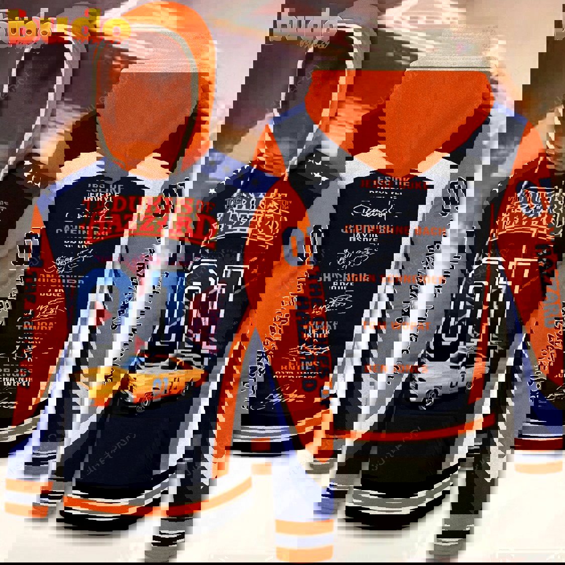 The dukes of hazzard 3d all over print hoodie, or zip-up hoodie