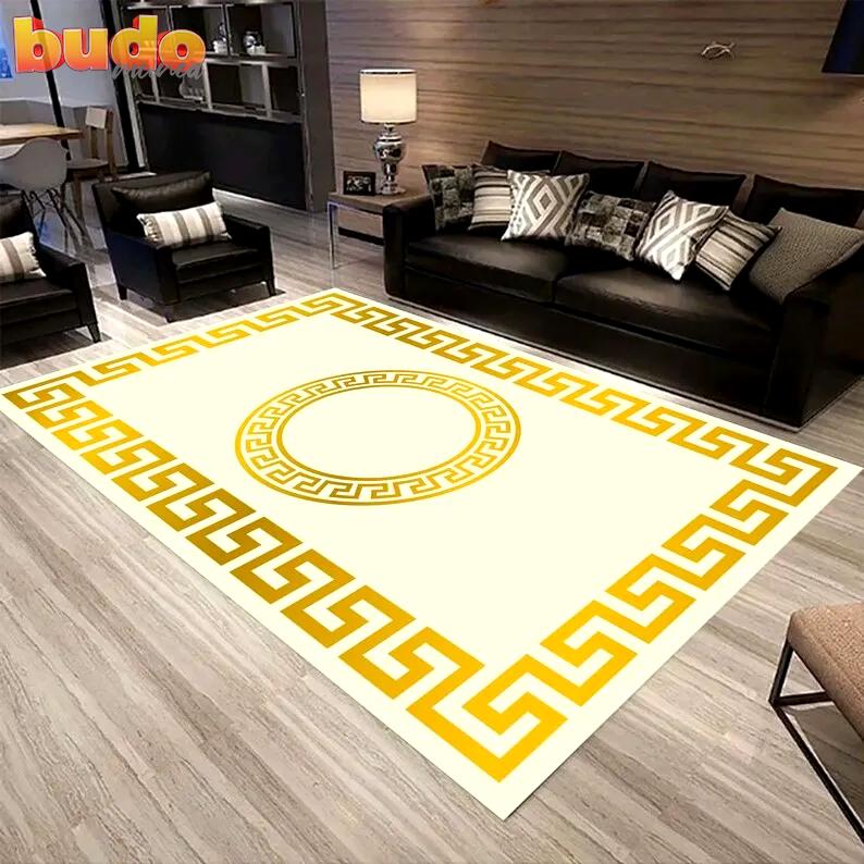 
                versace golden pattern rug carpet home decor luxury brand special gift
            