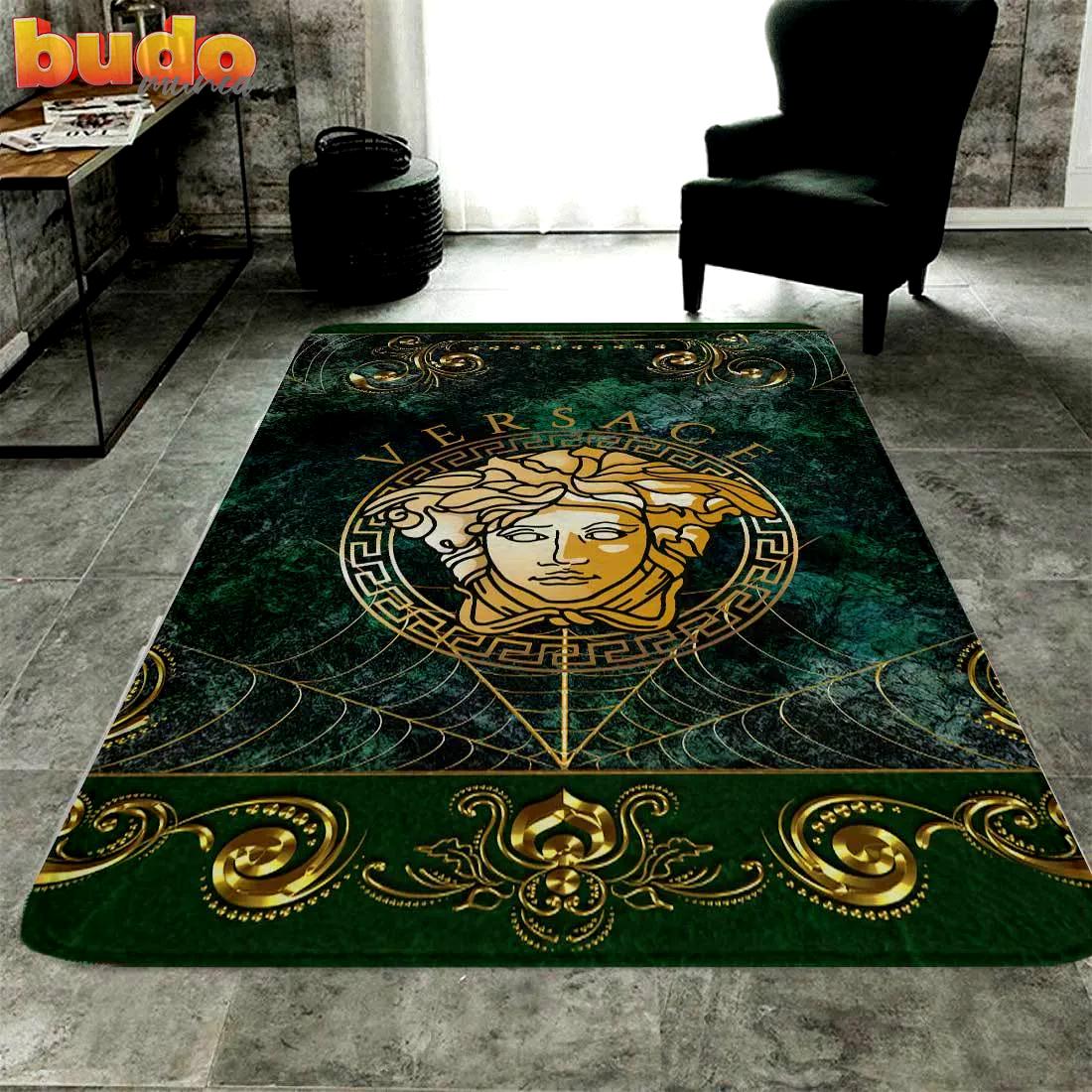 
                versace medusa luxury fashion luxury brand premium rug carpet home decor
            