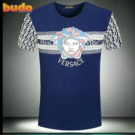 Versace medusa navy luxury brand t-shirt outfit for men women