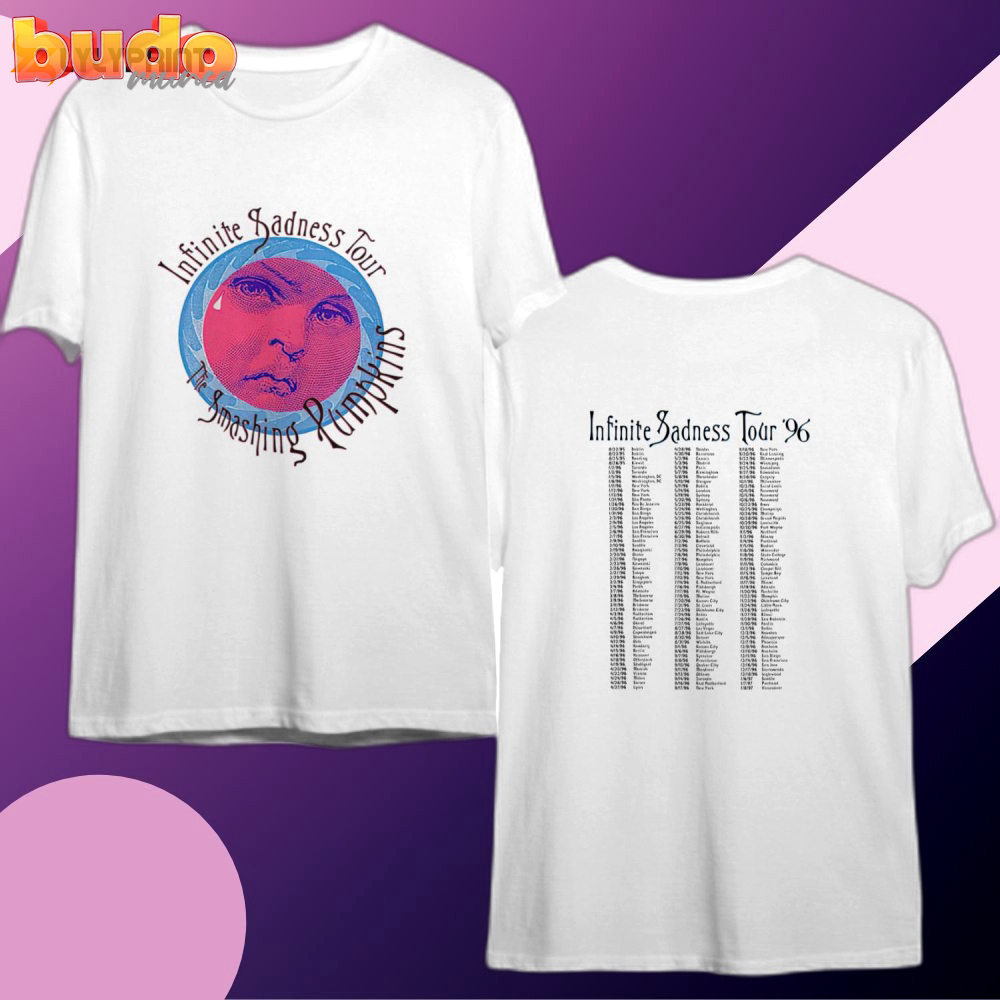 Vtg smashing pumpkins infinite sadness tour 1996 t-shirt