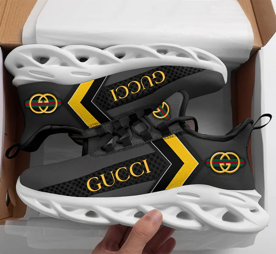 Gucci black max soul shoes sneakers luxury hot for men women hot 2023
