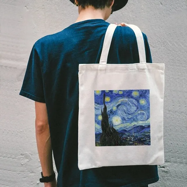 Van Gogh Womens Shopping Bag | Van Gogh Shopper Cotton Bag