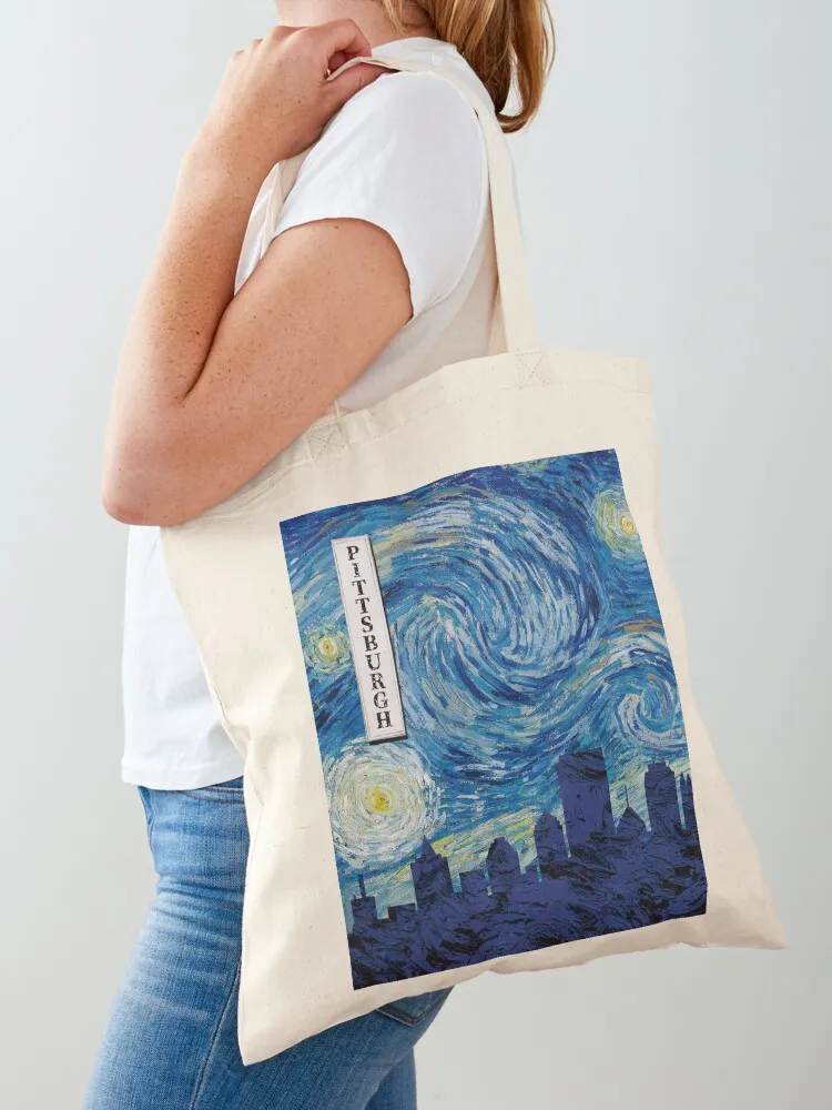 Pittsburgh Van Gogh Starry Night | Tote Bag
