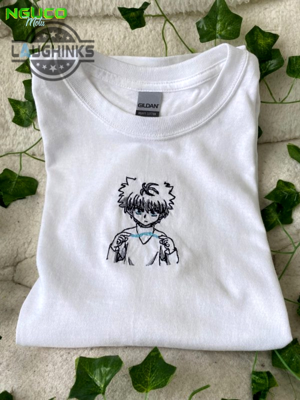 Anime custom embroidered shirt embroidery tshirt sweatshirt hoodie gift