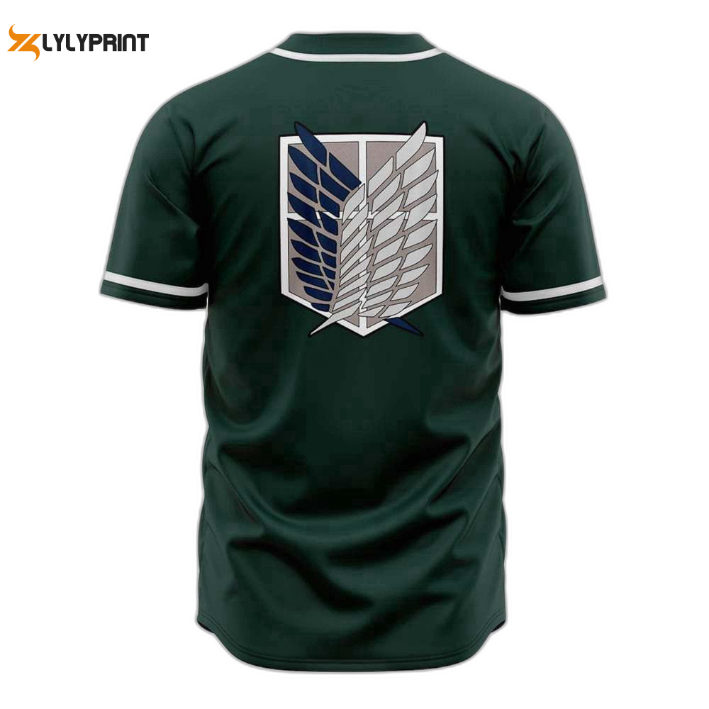 Ao titan anime baseball jersey for men women
