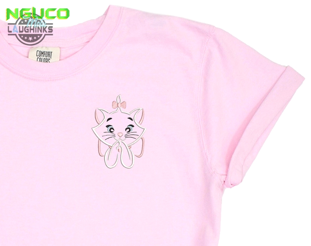 Aristocrats embroidered tshirt marie embroidered shirt marie t shirt disney cat mom shirt disney tshirt womens disney shirt embroidery tshirt sweatshirt hoodie gift