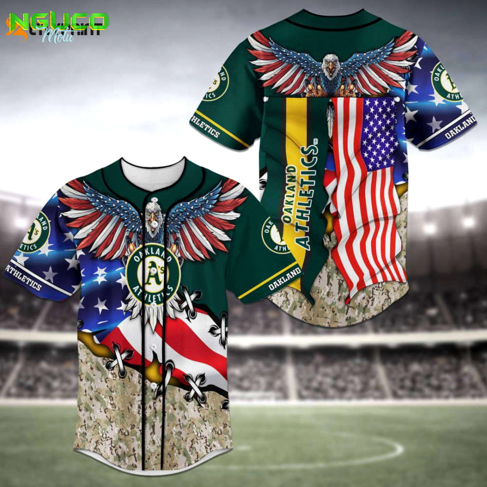 Authentic oakland athletics baseball jersey- official merchandise