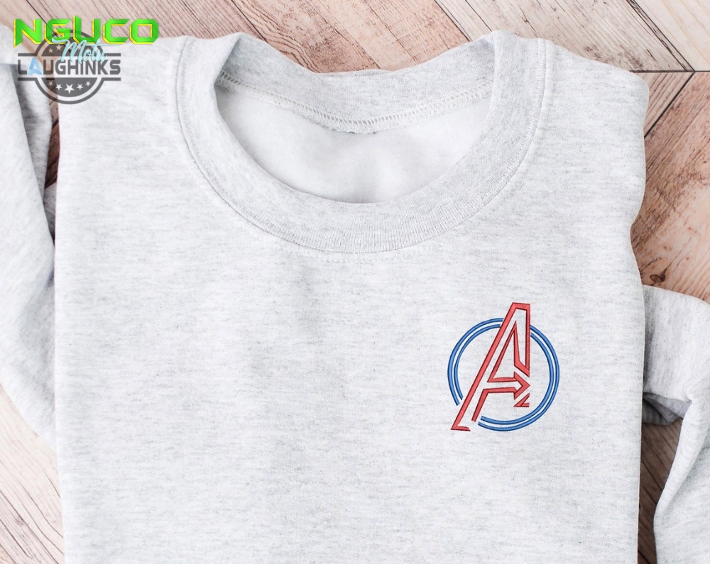 Avengers embroidered crewneck disneyland avengers campus disney embroidered sweatshirt disney sweatshirt womens disney crewneck embroidery tshirt sweatshirt hoodie gift