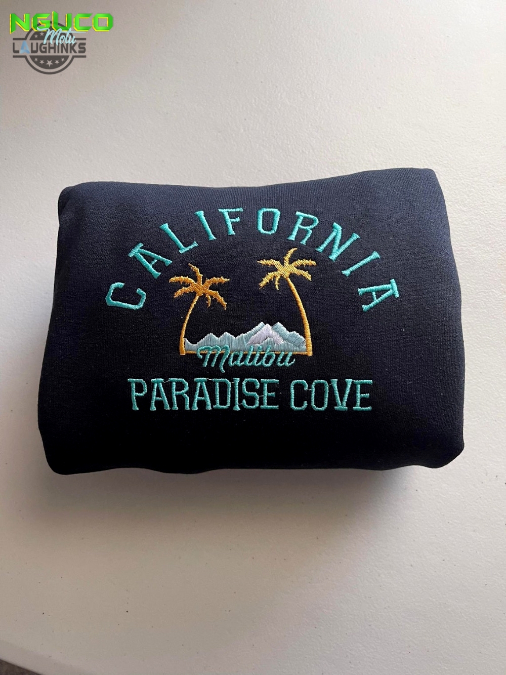 California malibu embroidered sweatshirt embroidery tshirt sweatshirt hoodie gift