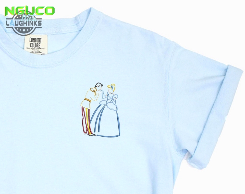 Cinderella embroidered tshirt princes charming embroidered shirt princess t shirt disney shirt disney tshirt womens disney shirt embroidery tshirt sweatshirt hoodie gift
