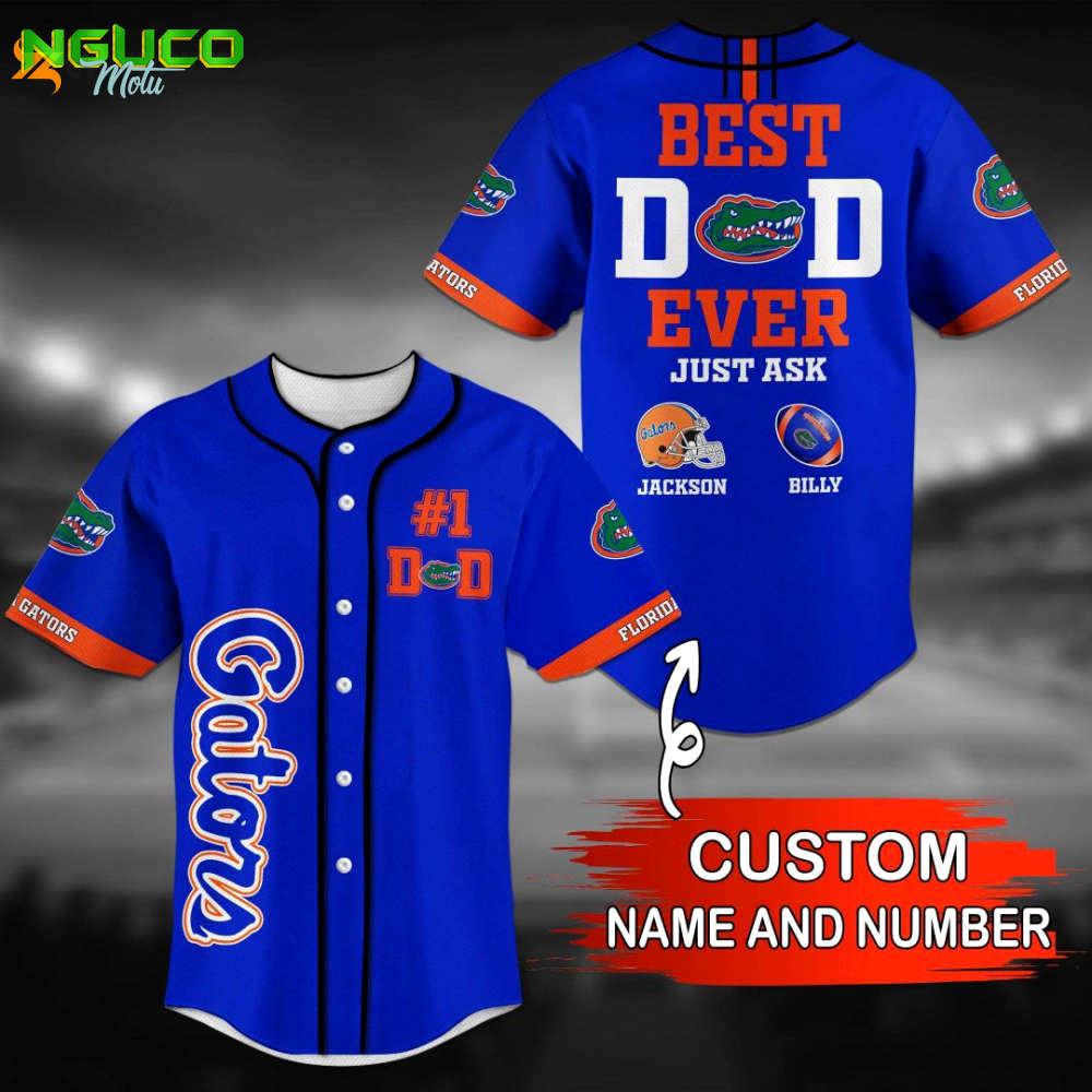 Custom florida gators baseball jersey – personalized authentic design